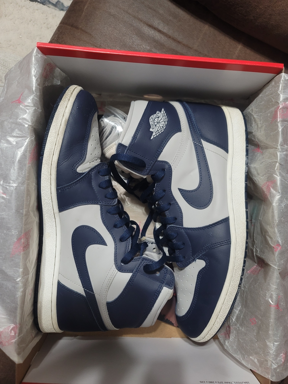 Air Jordan 1 High 85 Cut Georgetown Size 14